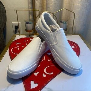 Jellypop White Slip-On Loafers
